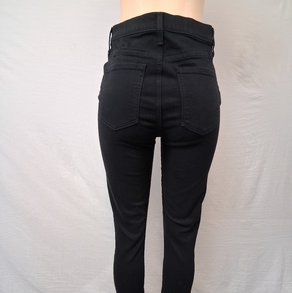 GAP High-Rise Black Skinny Jean Size 30/10 - Picture 5 of 17